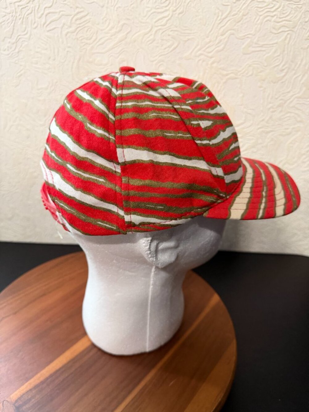 Zubaz San Francisco 49ers Baseball Hat Snapback AJD Vintage 1990s NOS - Picture 4 of 6